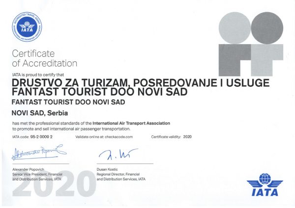 iata certificate