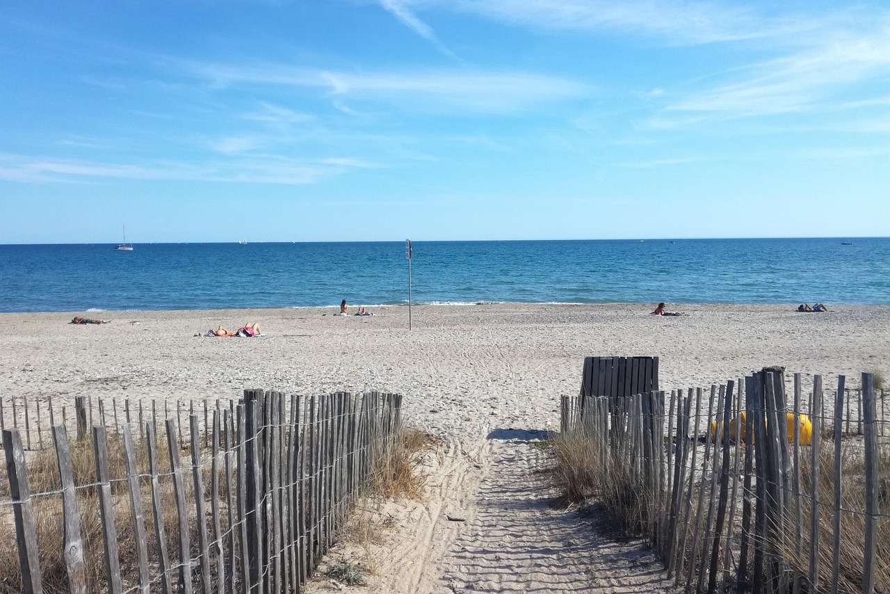 Plaža na Sredozemlju kod Monpeljea