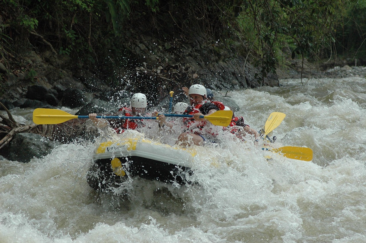 Rafting na divljoj vodi
