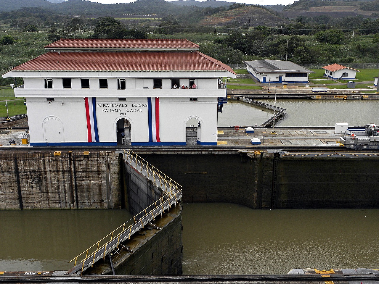 prevodnice Miraflores na Panamskom kanalu